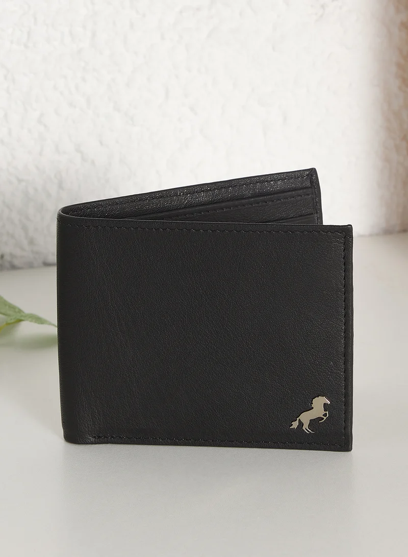 Robert Wood Genuine Leather Bi Fold Wallet, Card Holder And Key Ring Gift Set